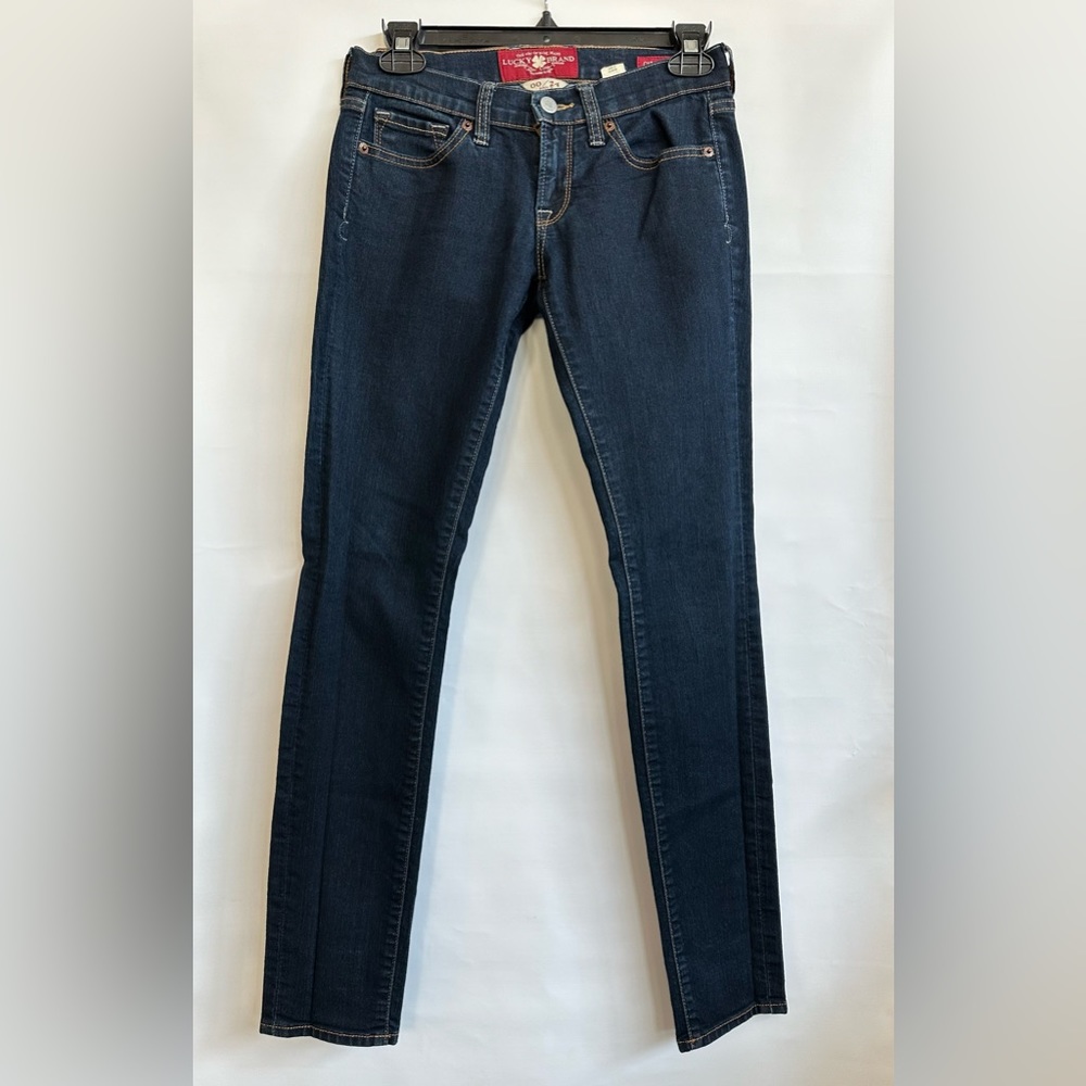 Women’s Lucky Brand Charlie Skinny Stretch Super Low Rise Jeans 00/24